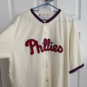 Phillies Majestic Alternate Official Team Jersey